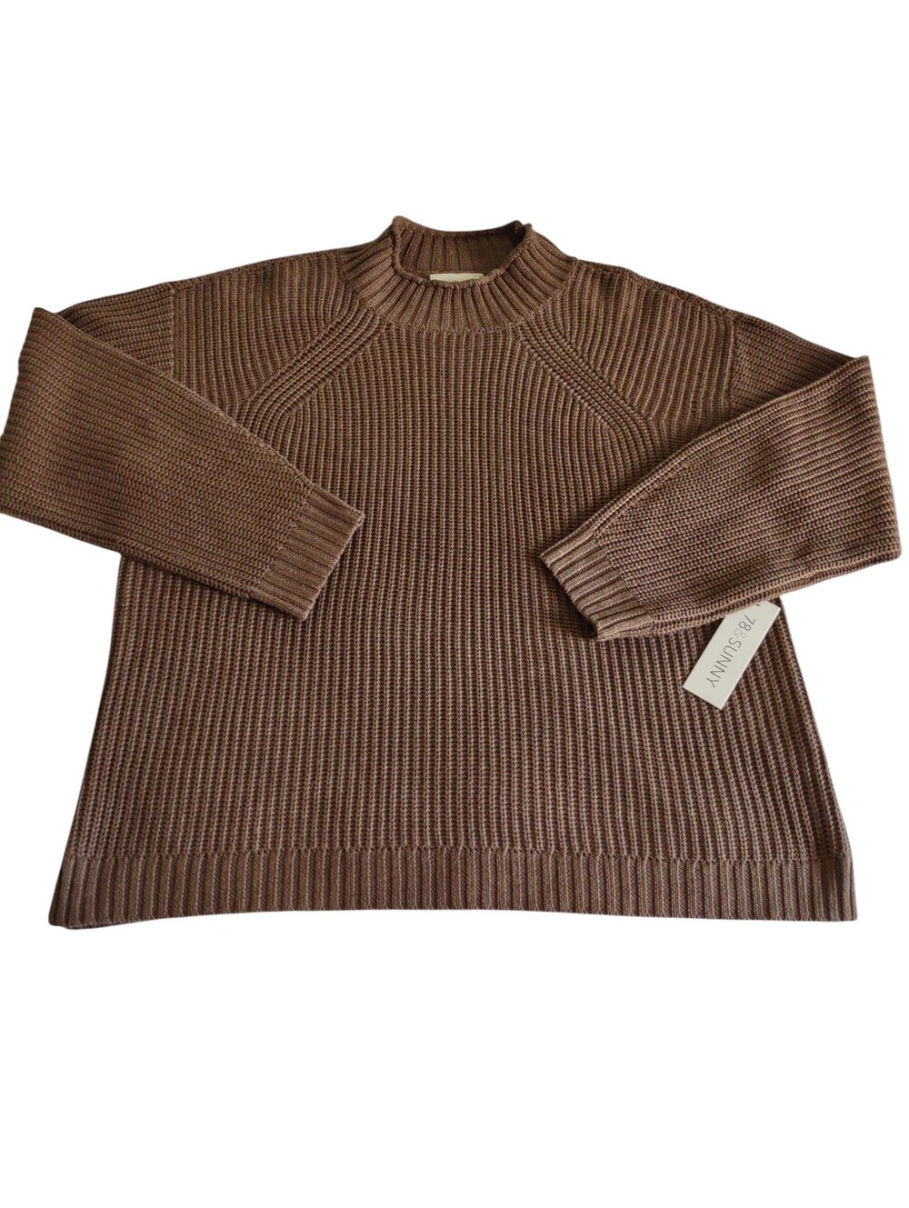 78 & Sunny 1X Coastal Funnel Neck In Cocoa